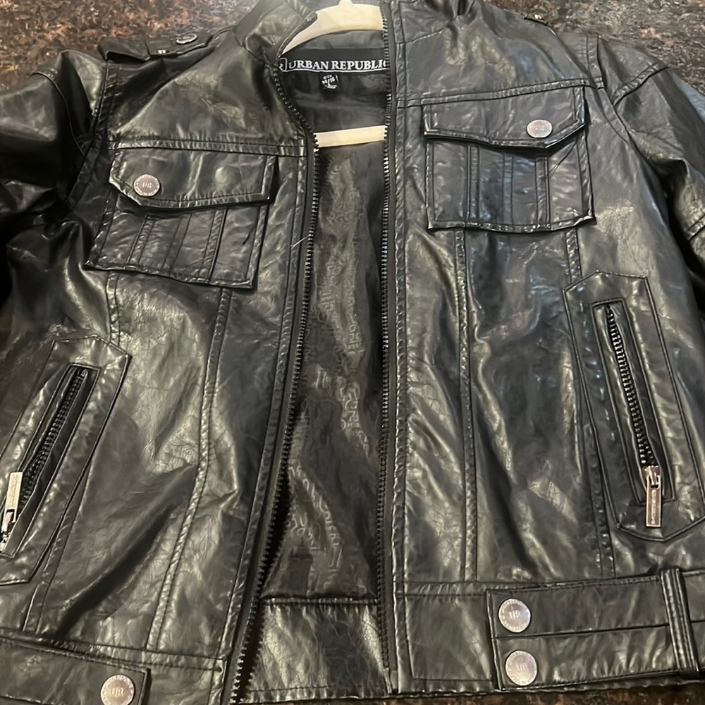 Urban Republic FauxLeather jacket 14/16 Large
